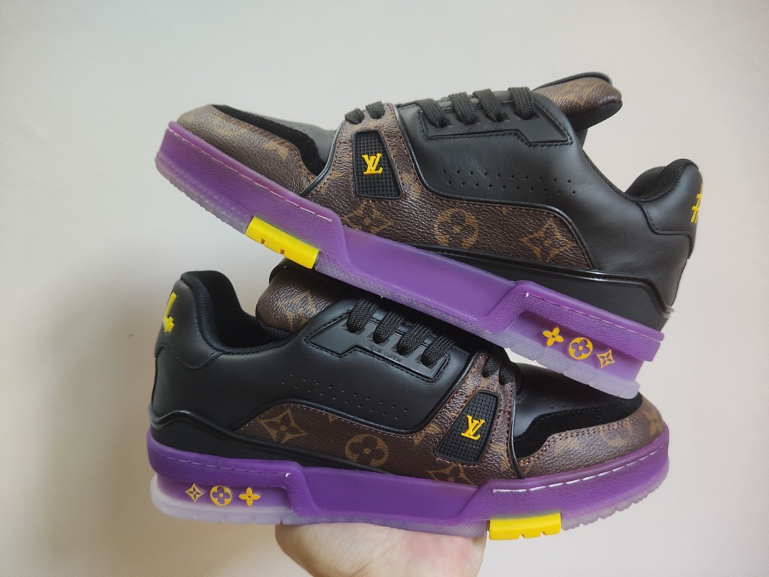 Louis Vuitton LV Trainer Monogram (Purple) - Image 5