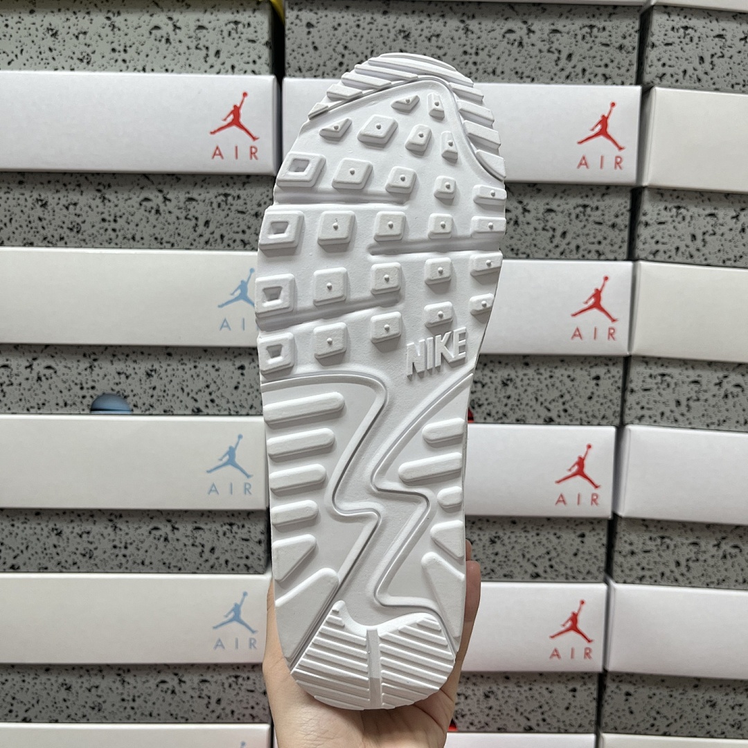 Nike Air Max 90 Recraft (Triple White) - Image 3