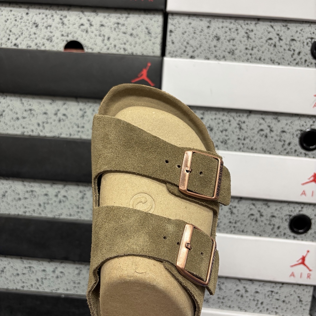 Birkenstock Birken Arizona Birkibuc 1009527 (Light Green) - Image 6