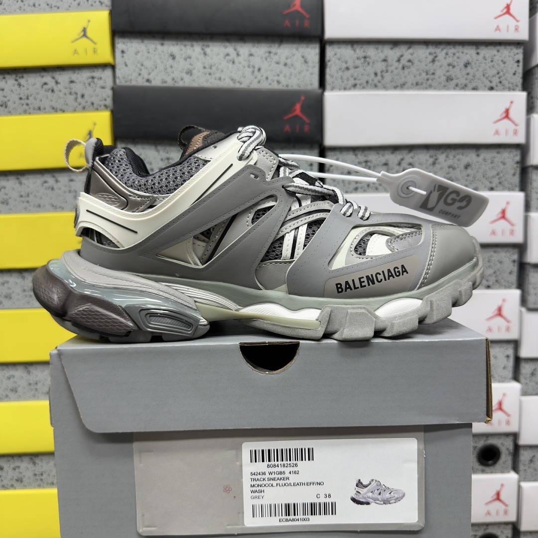 Balenciaga BLCG Track 4162 Grey Black Label