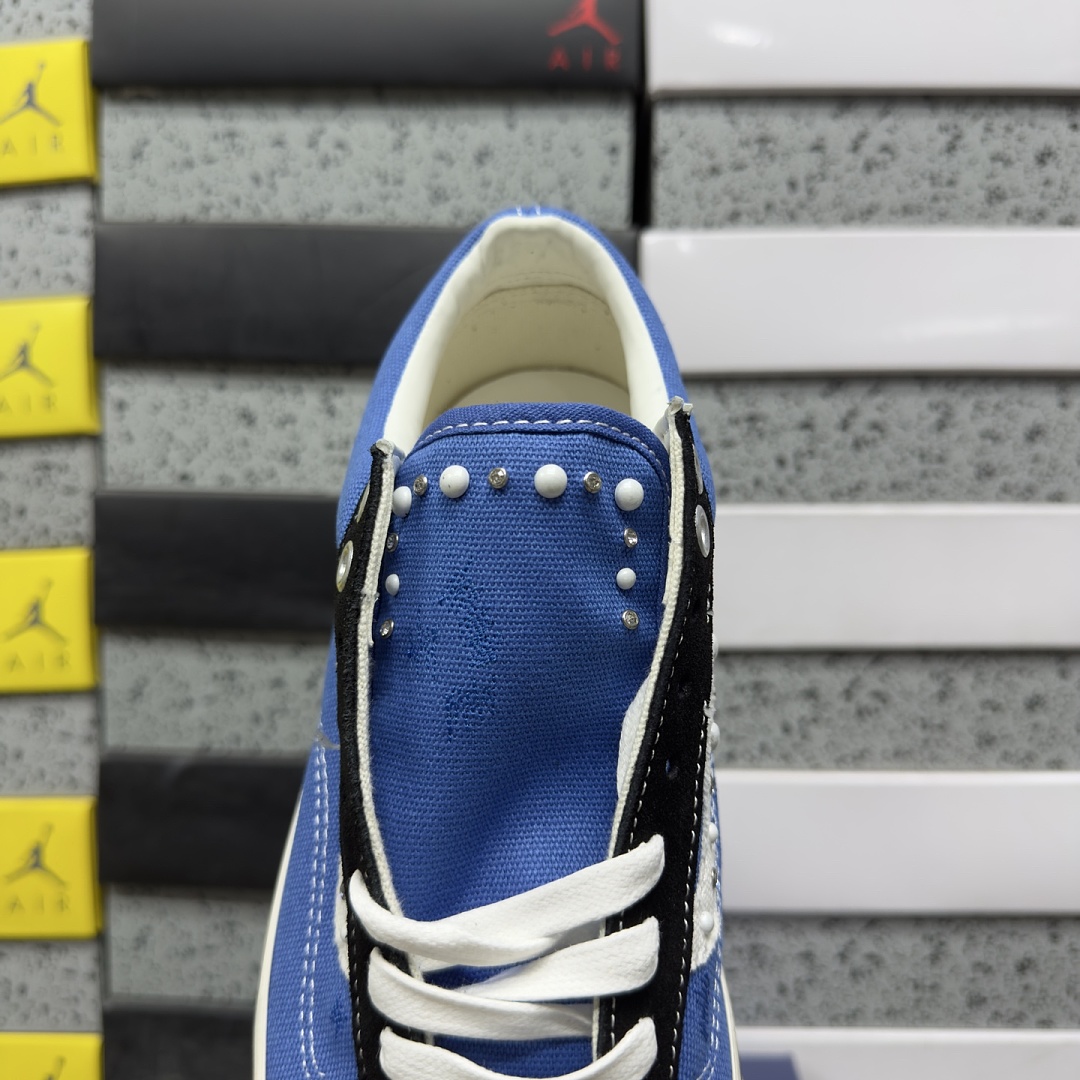 Vans LX Old Skool 36 Pearlized Pack Black Navy VN000E8VYA6 Blue Bead - Image 5