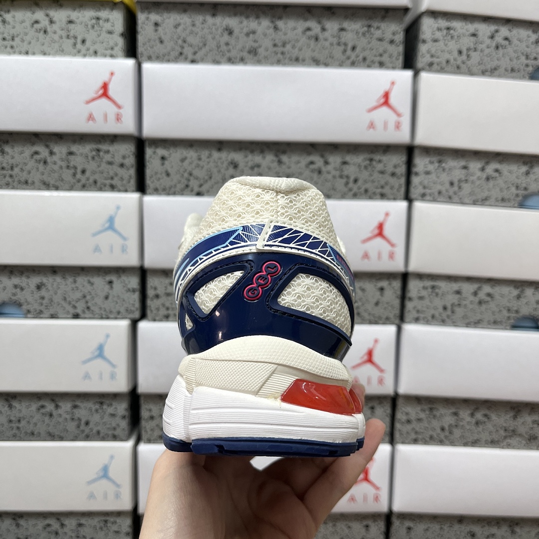 ASICS Gel-Kayano 20 (Cream Blue Red) - Image 7