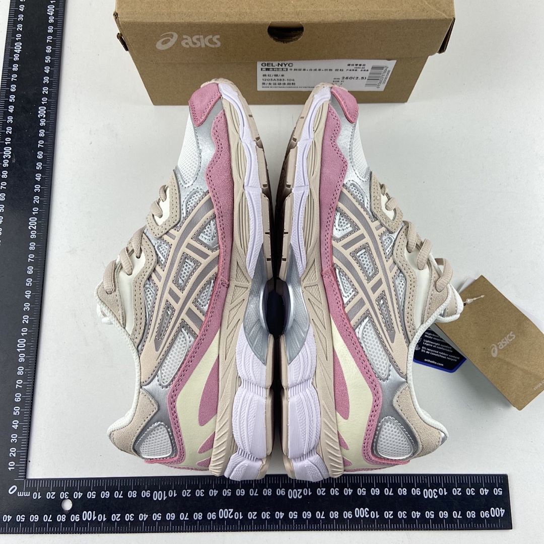 ASICS Gel-NYC Cream Mineral Beige Pink NYC Hot - Image 10
