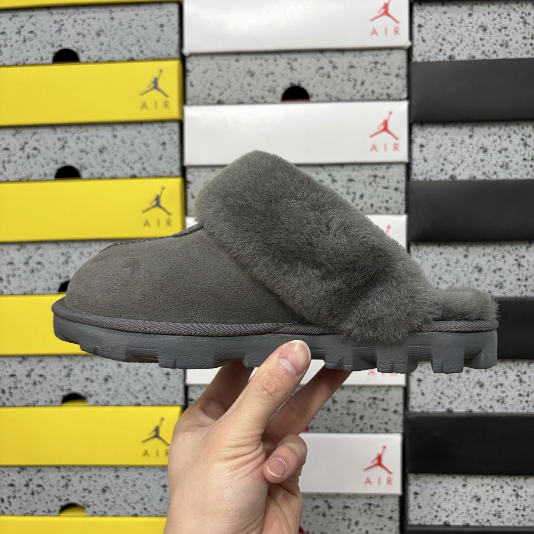 UGG Coquette Slipper Grey Thin Sole Star Slippers -5125 - Image 9