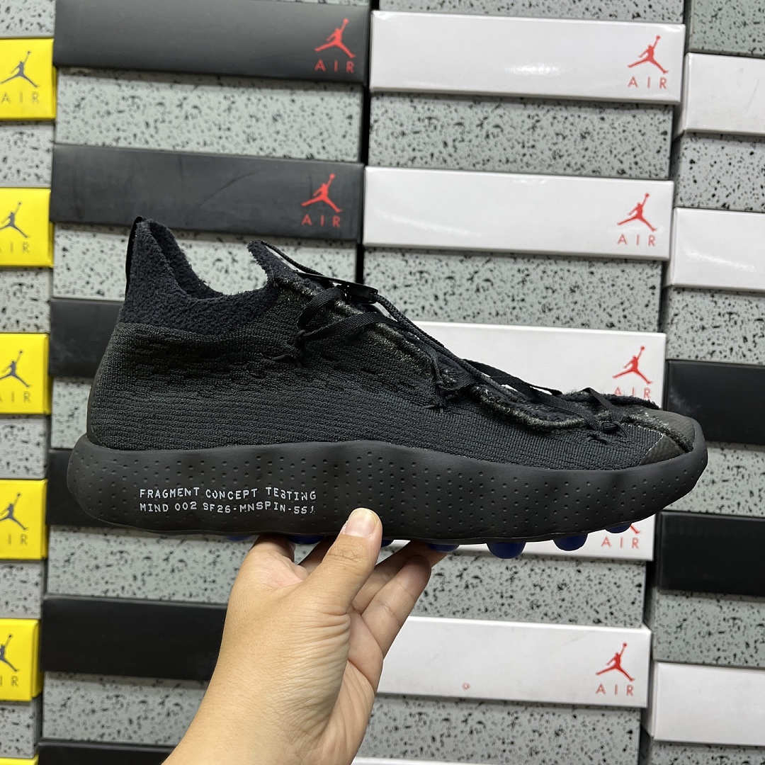 Nike Mind 002 Flyknit Fragment (Black) - Image 4