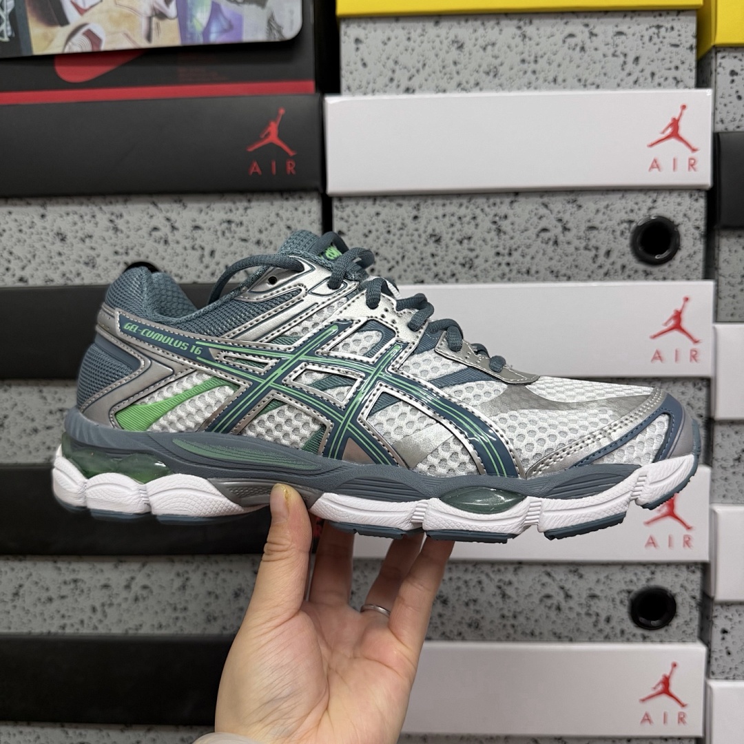 ASICS Gel-Cumulus 16 White Ironclad - Image 8