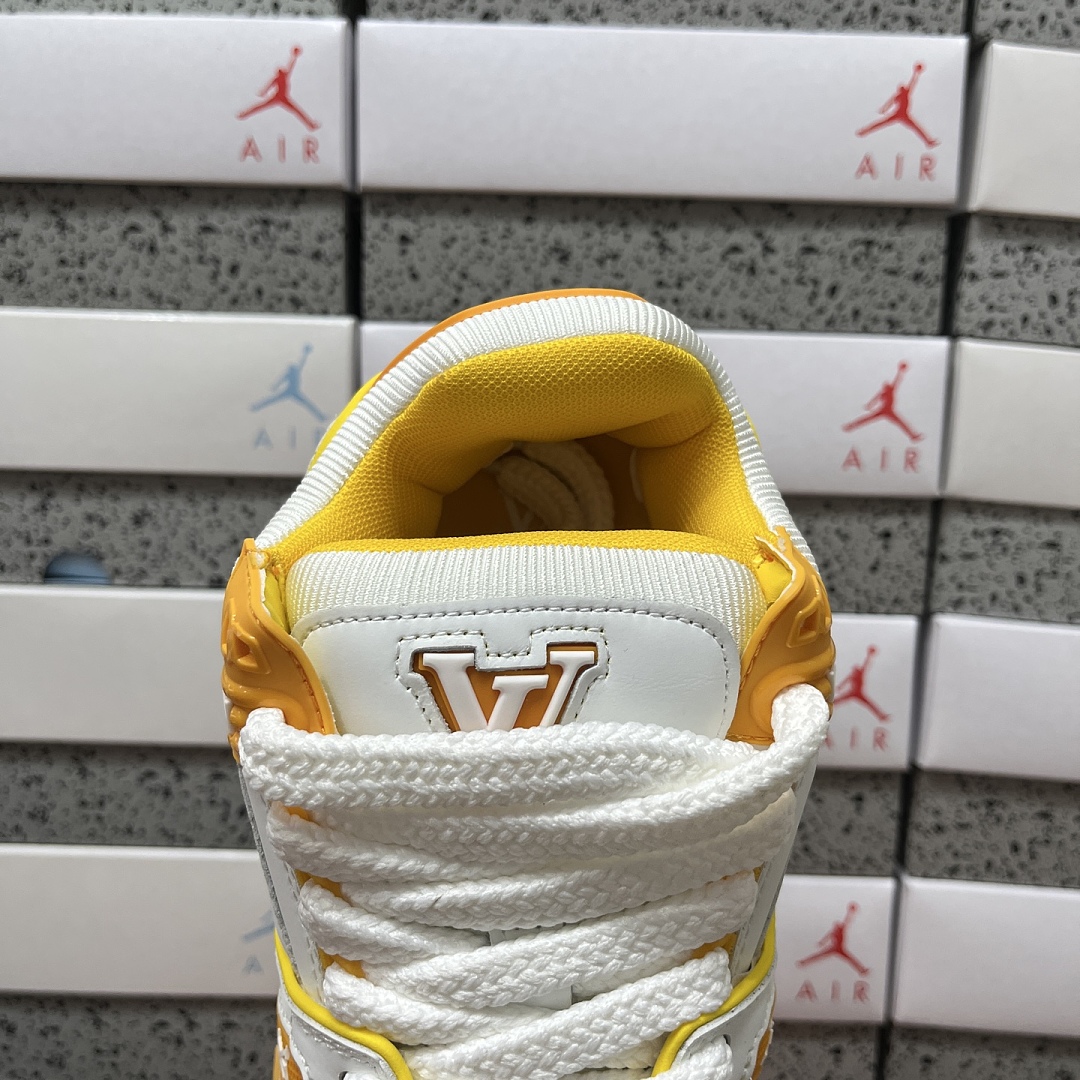 Louis Vuitton Trainer Maxi (Orange White) - Image 2