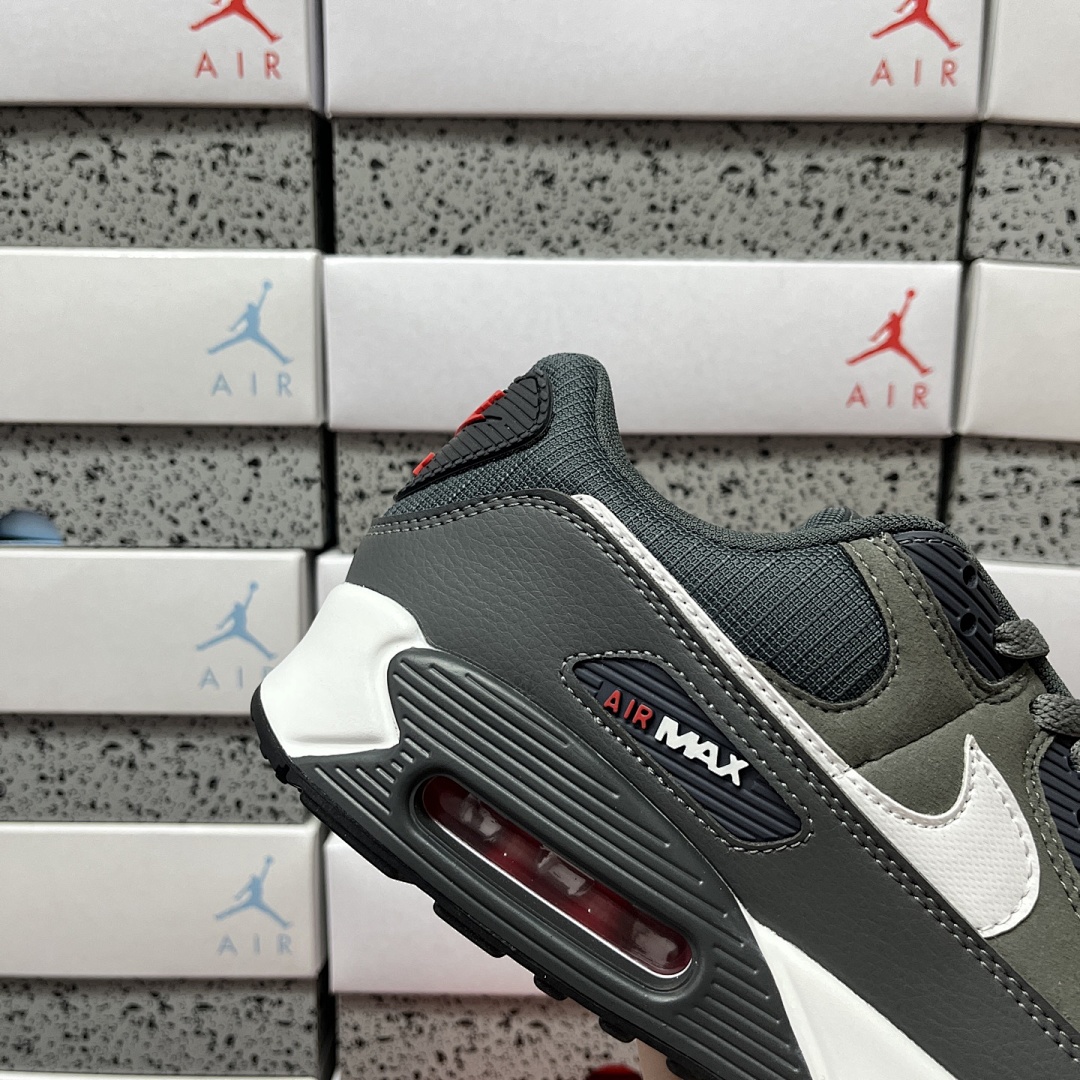 Nike Air Max 90 Iron Grey University (Red) - Image 7