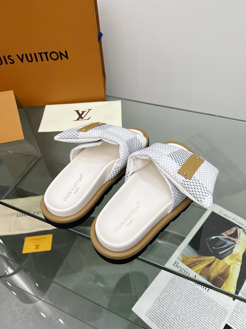 Louis Vuitton Velcro Slippers - Image 5
