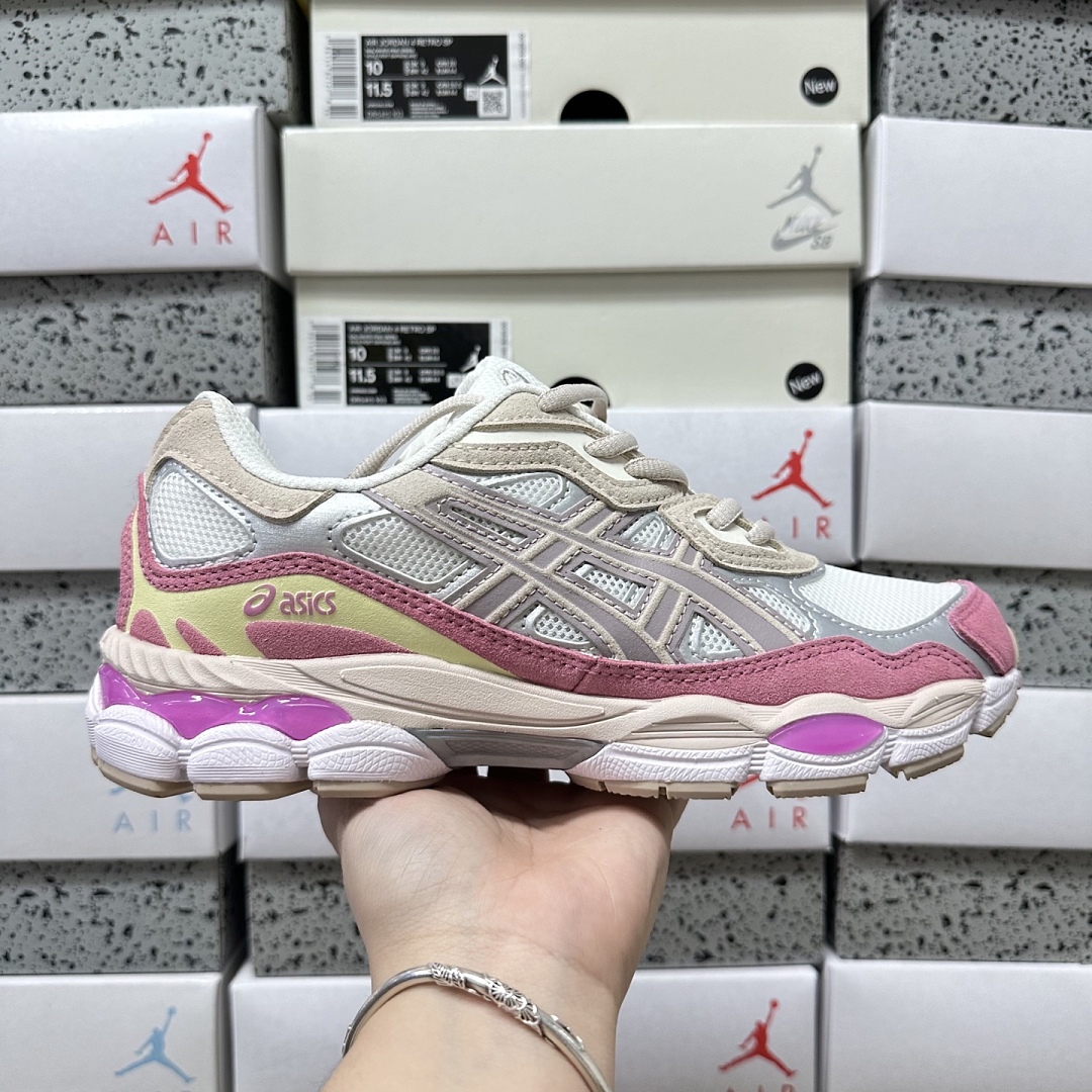 ASICS Gel-NYC Cream Mineral Beige Pink 1203A383-104 - Image 10