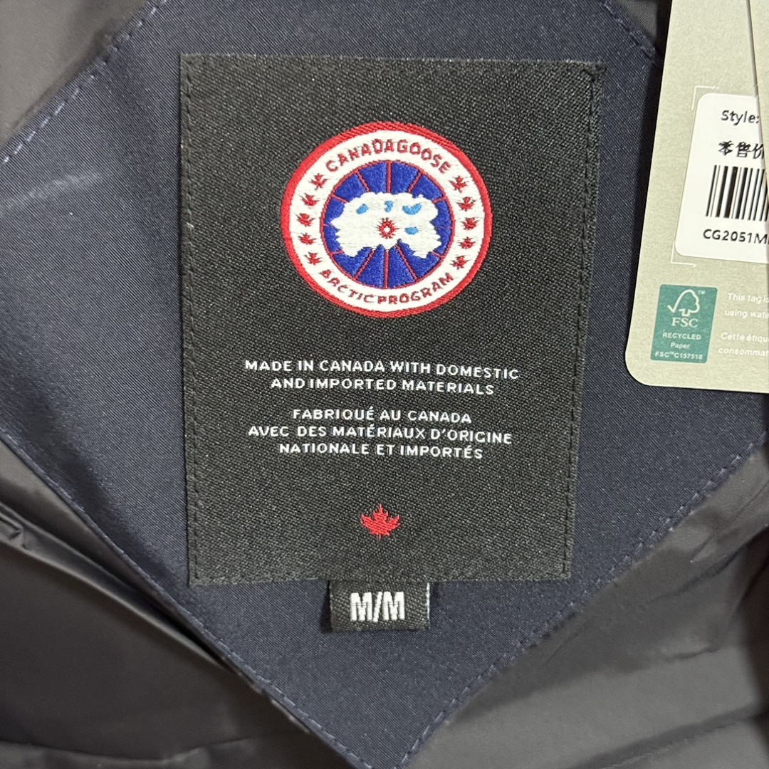 Canada Goose Parka 65 Dark Blue 2 - Image 5