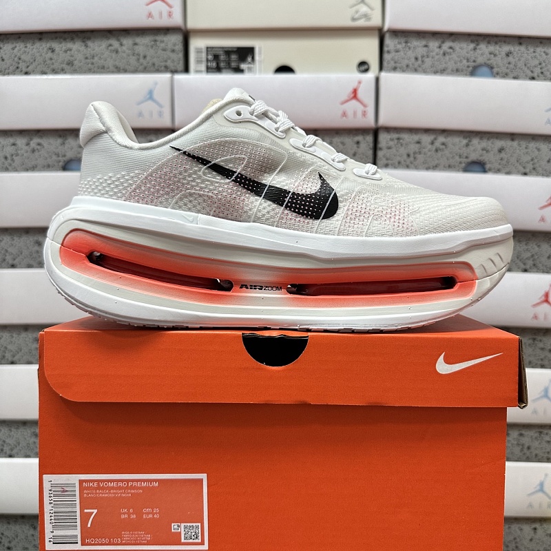 Nike Vomero Premium White Bright Crimson HQ2050-103
