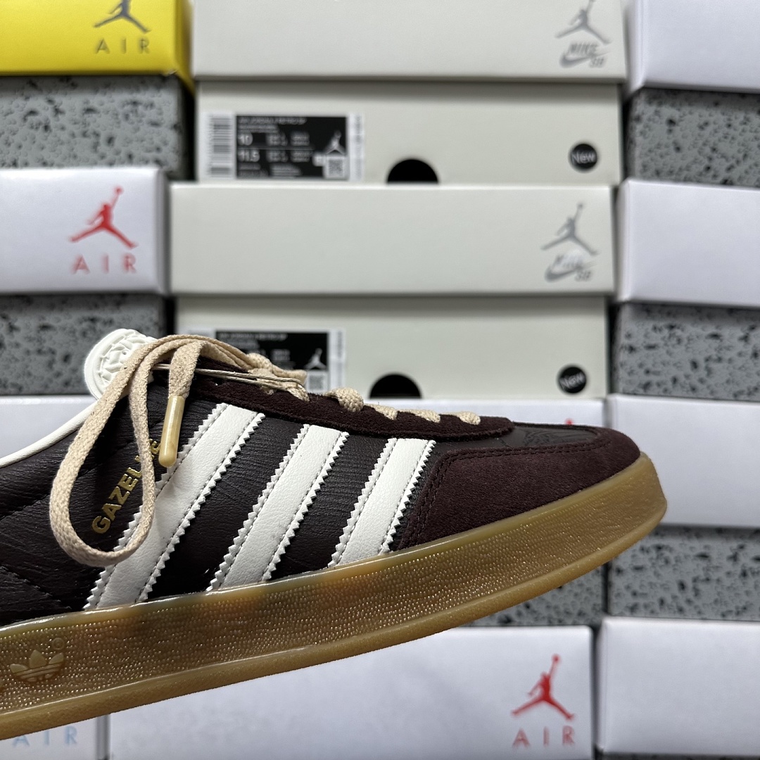 Adidas Gazelle Indoor The Blue Trio Bronze Light Brown JP5671 - Image 2