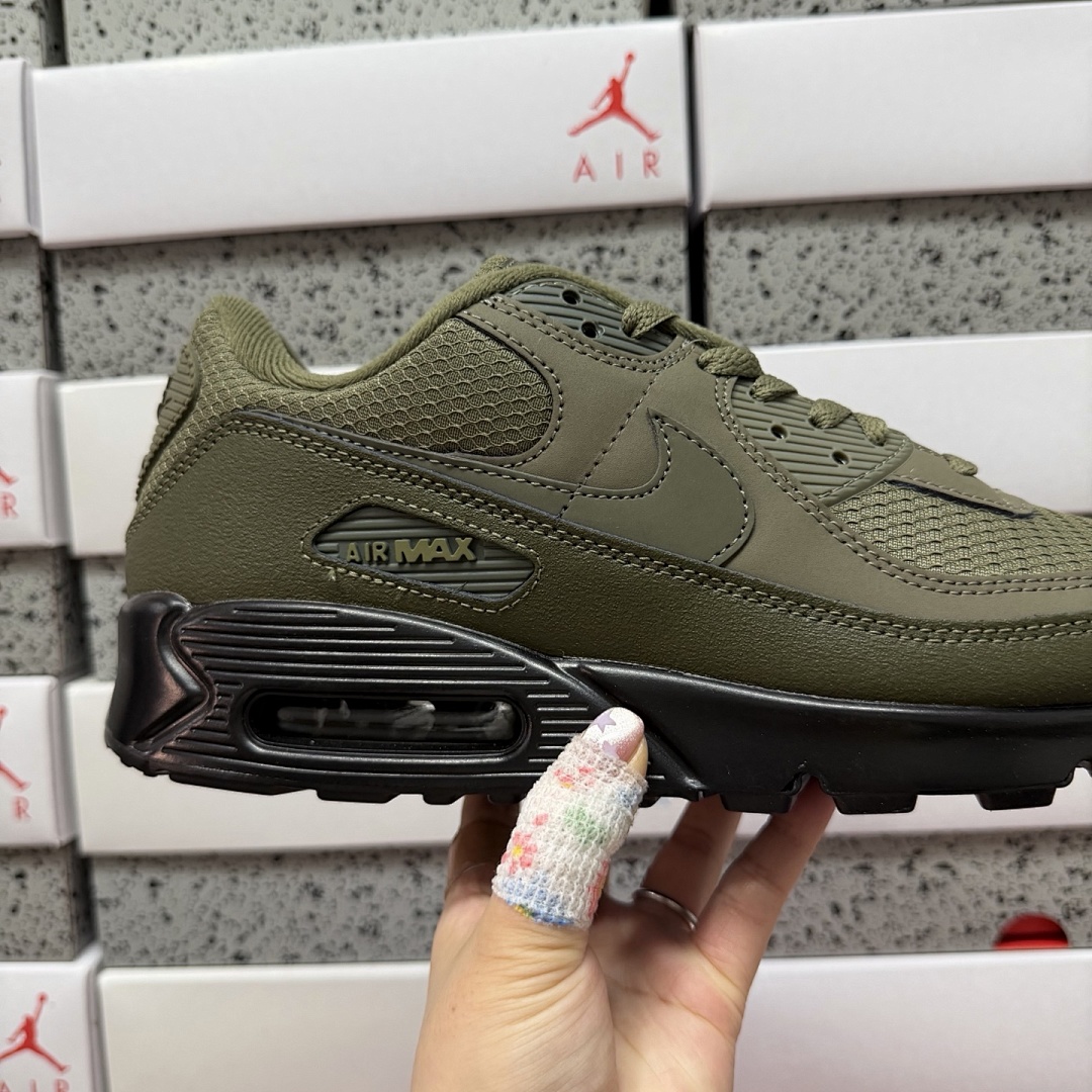 Nike Air Max 90 Reflective Swoosh Medium Olive HQ3828-200 - Image 4