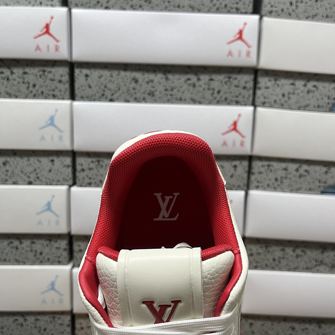 Louis Vuitton Trainer WHITE/RED (White Red) - Image 4