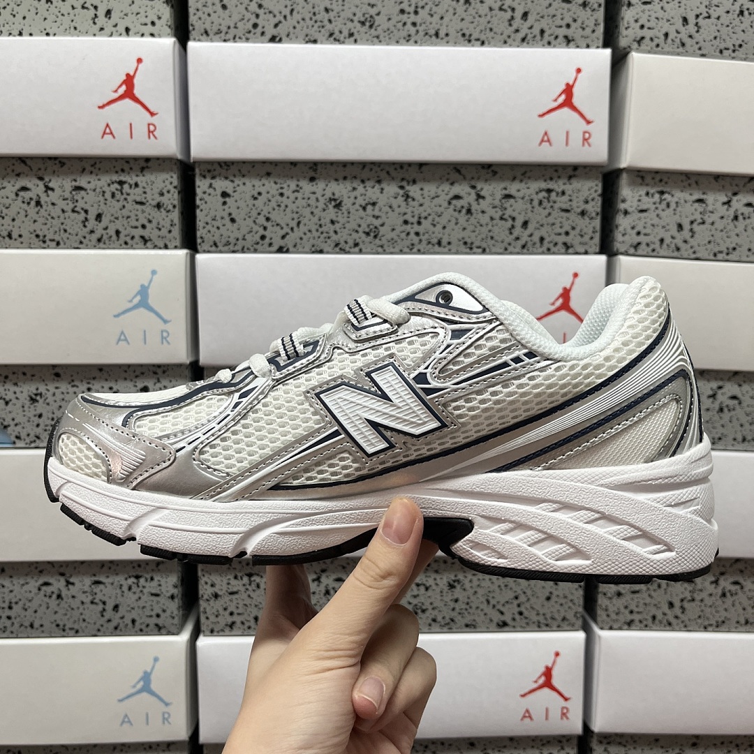 New Balance 740V2 White Shadow (Grey Navy) - Image 2