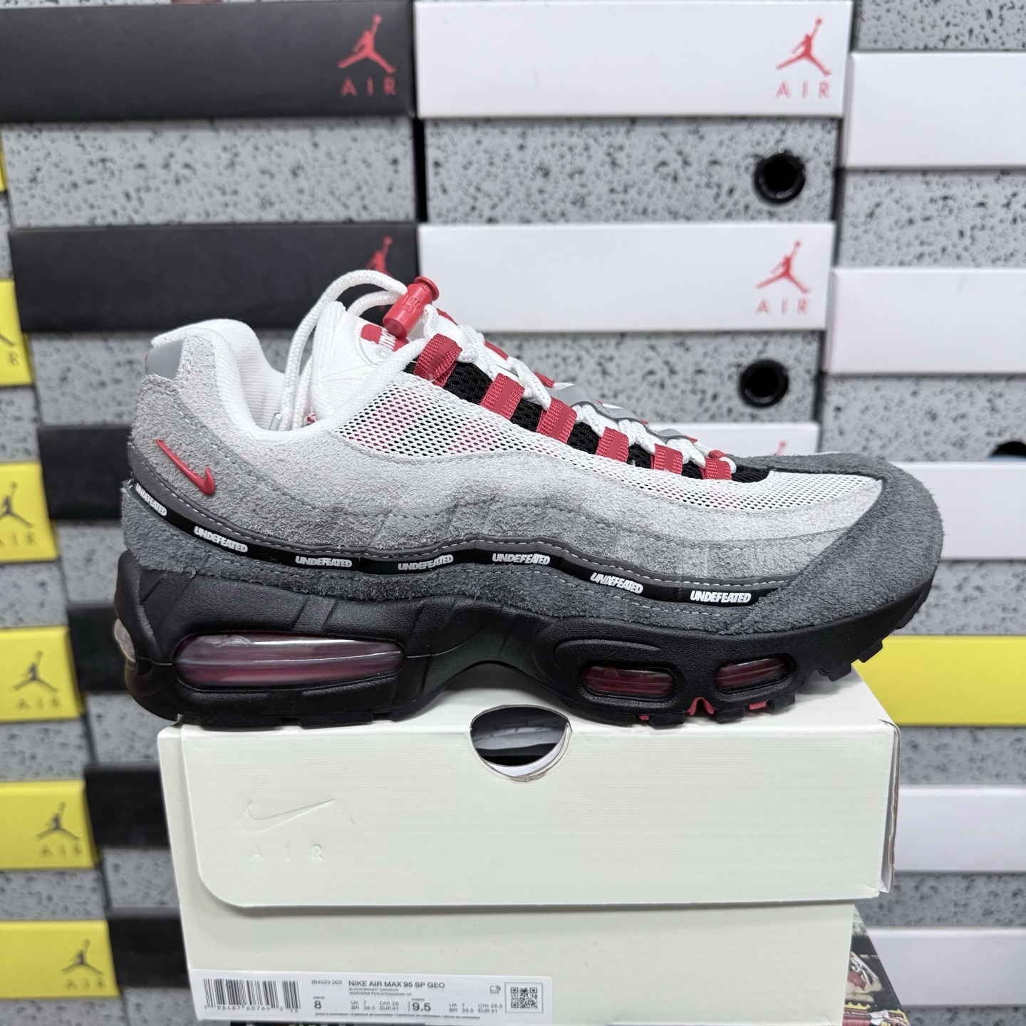 Nike Air Max 95 SP Undefeated Geo Tokyo Bright Crimson IB4523-003 - Image 11