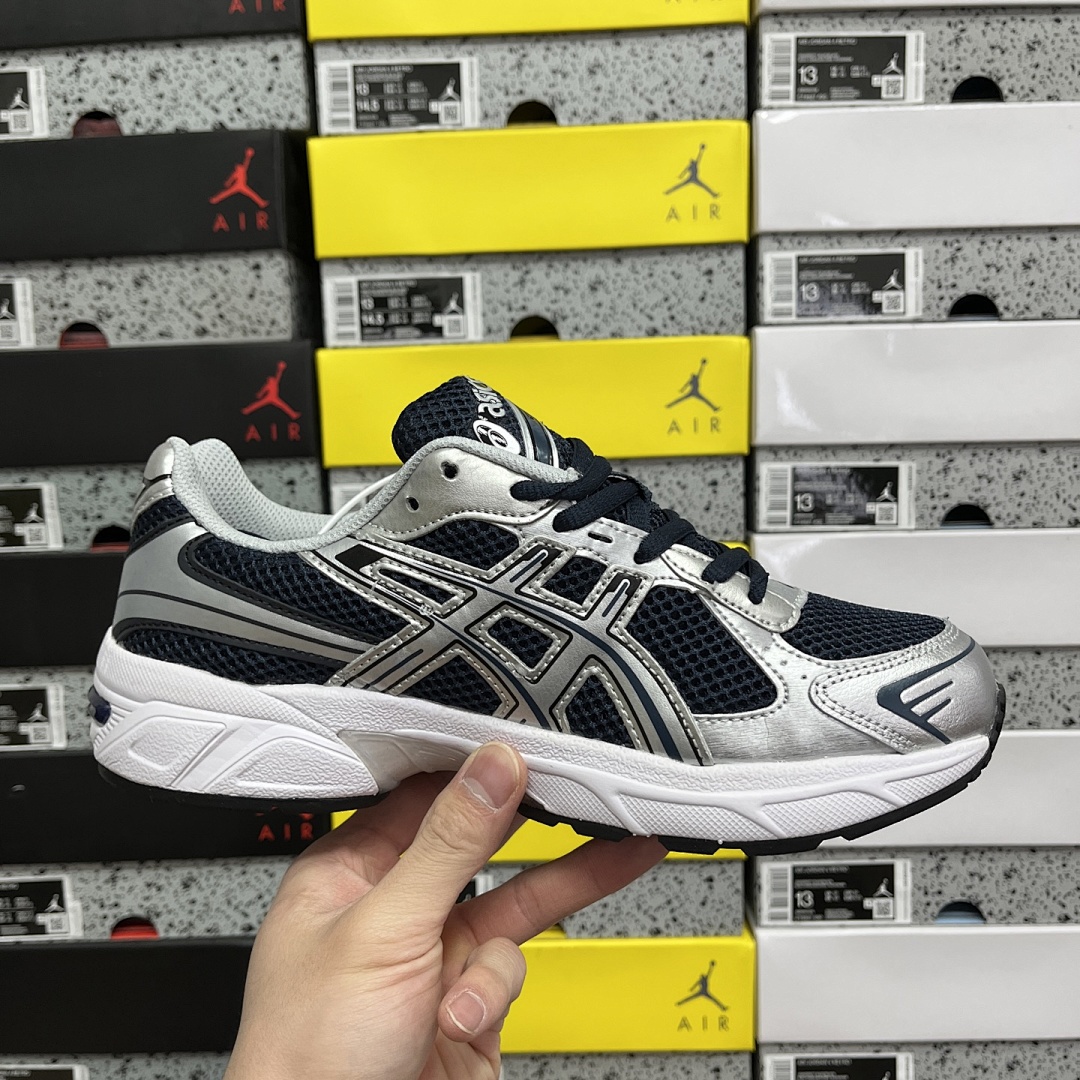 ASICS Gel 1130 Silver / (Dark Blue Black) - Image 4