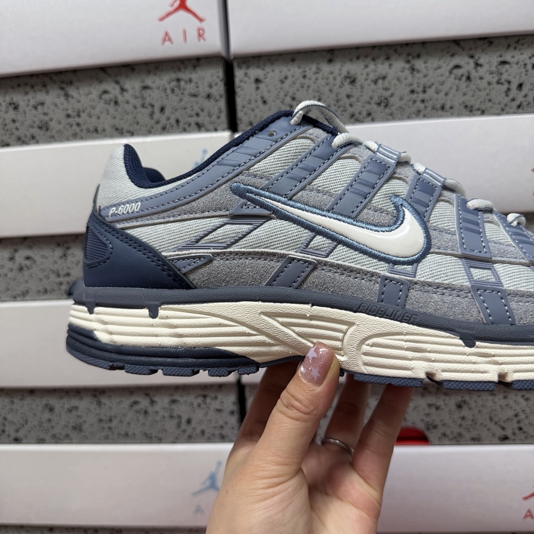 Nike P-6000 SE Worn Blue Denim - Image 6