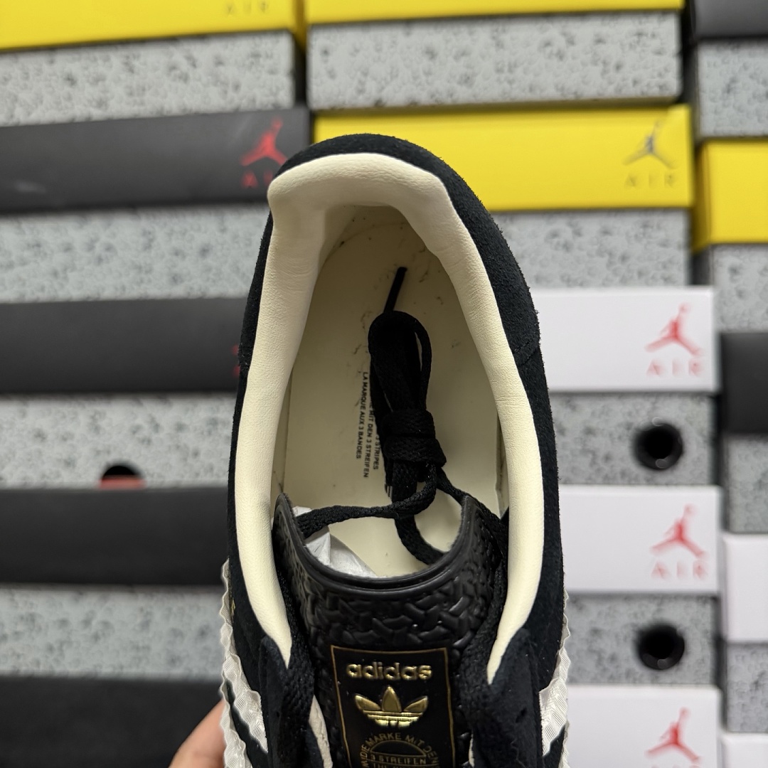 Adidas Gazelle Indoor Core Black Cream White Gum JS1412 - Image 5