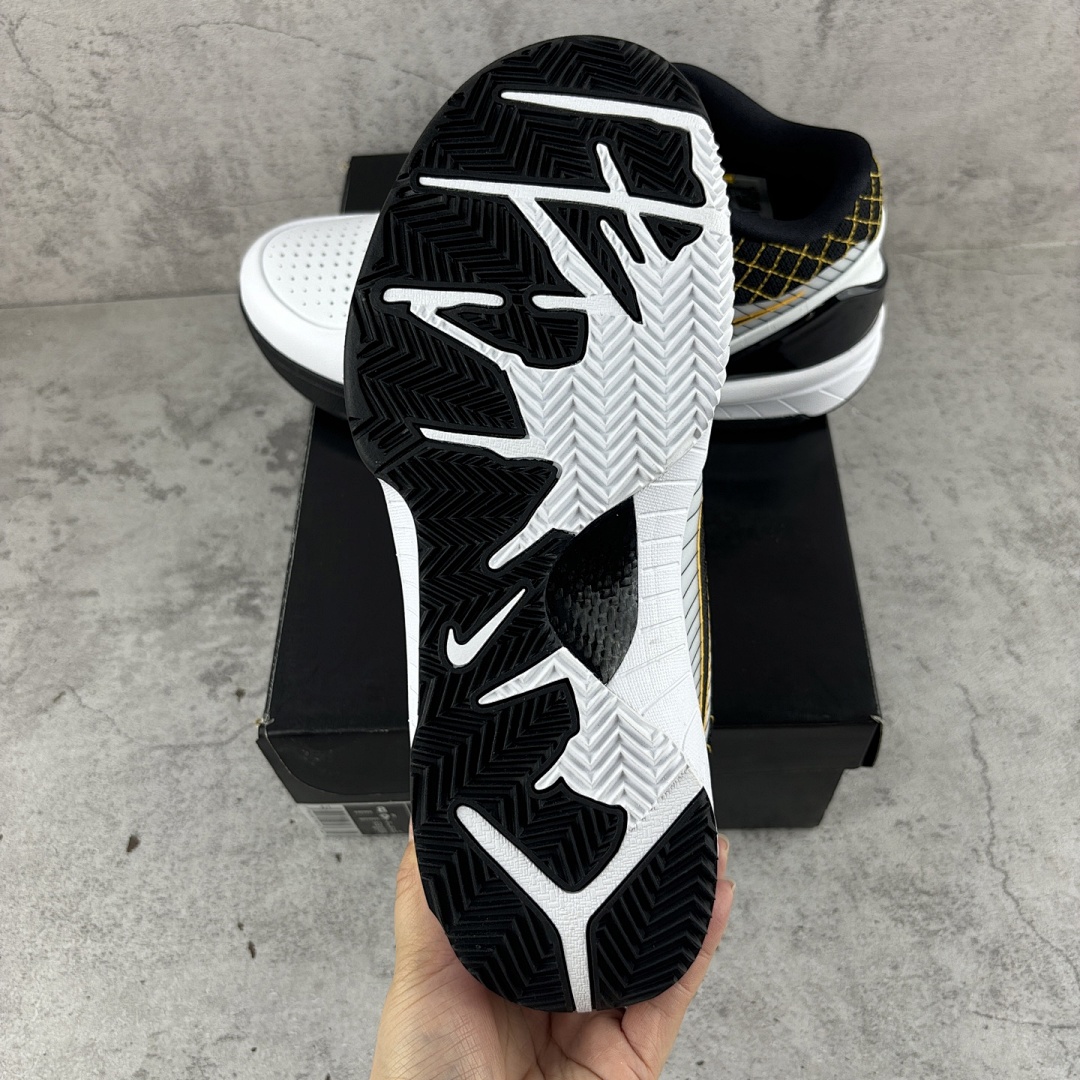 Nike Kobe 4 Protro White Black Del Sol ZK4 (Yellow) - Image 6