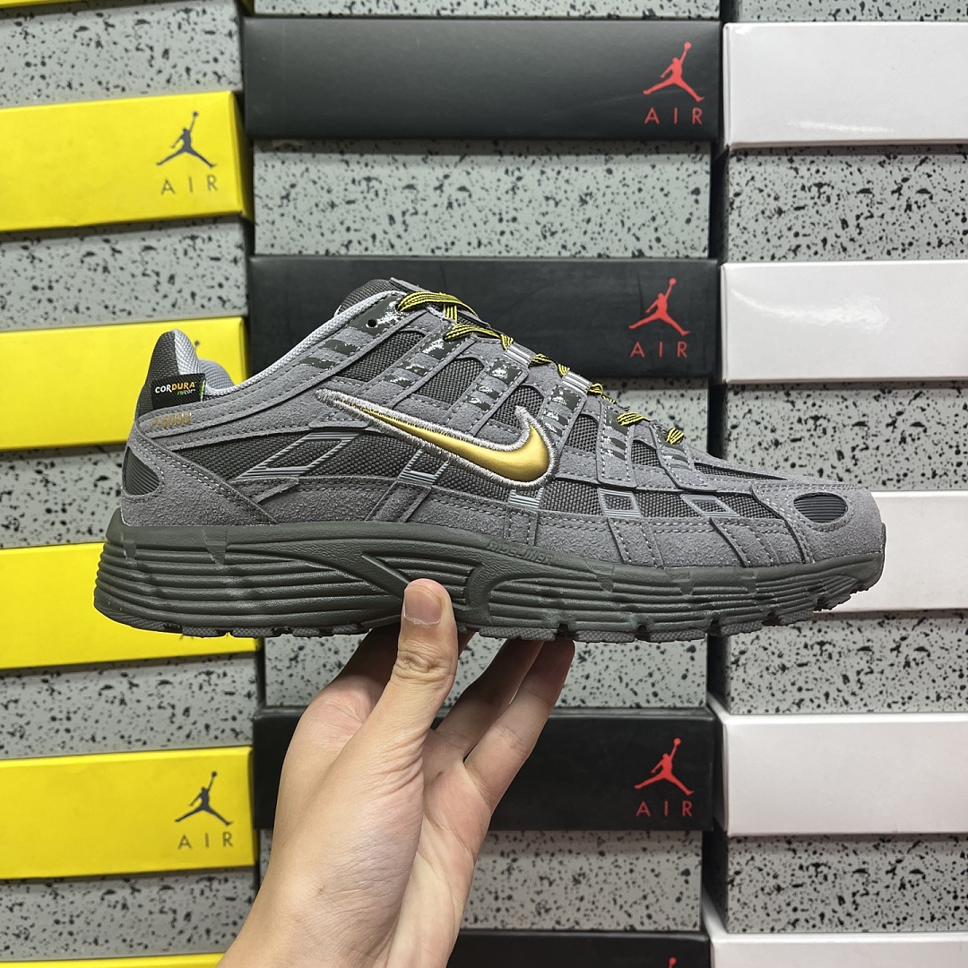 Nike P-6000 Premium Cordura Medium Ash Golden Hops - Image 2