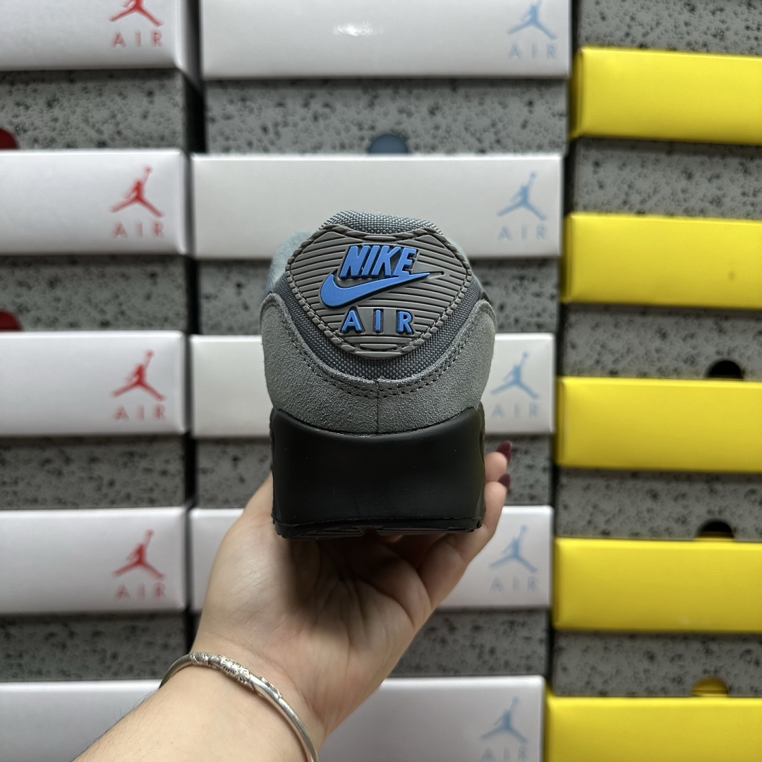 Nike Air Max 90 Smoke Grey Light Photo (Blue) - Image 6