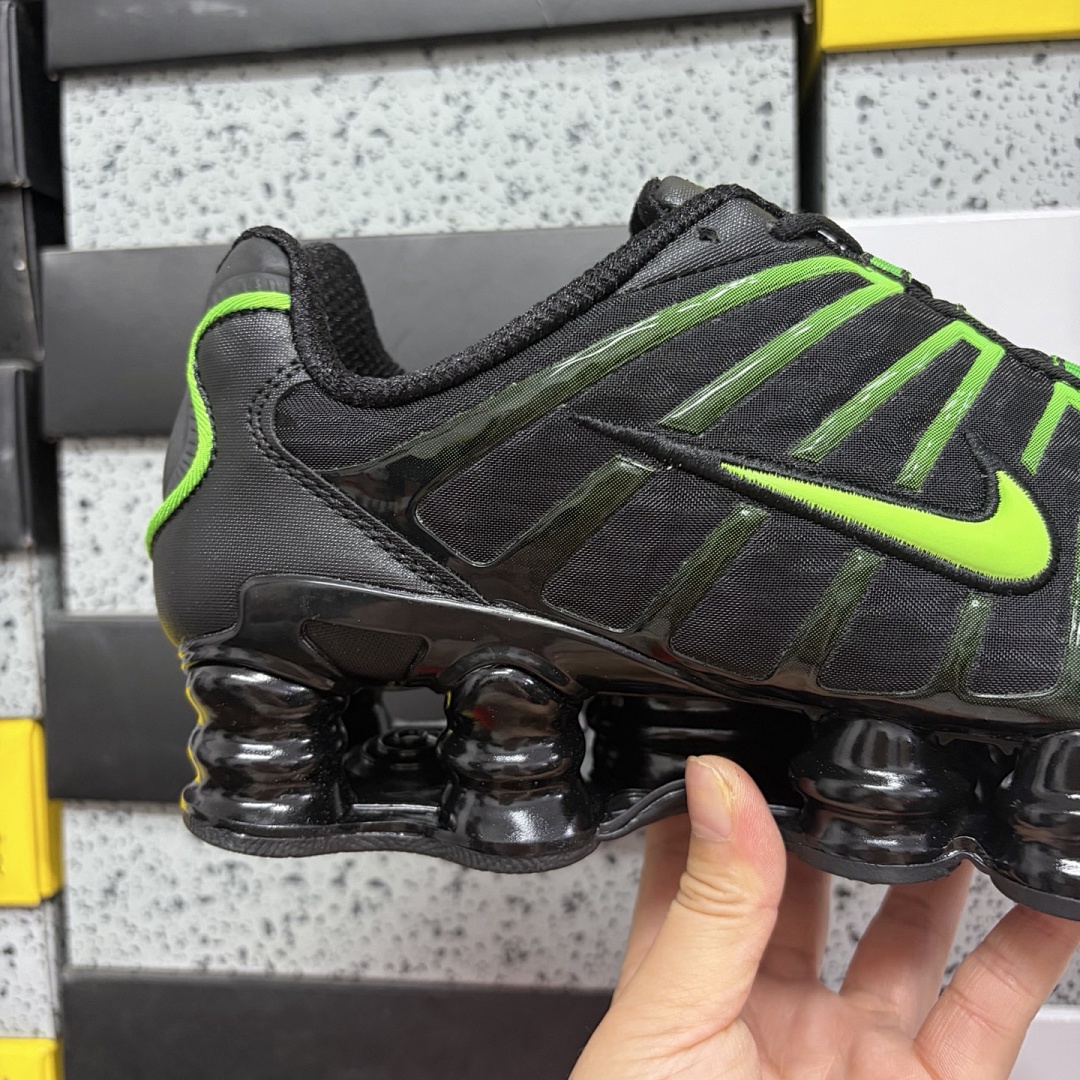 Nike Shox TL Black Green Strike - Image 5