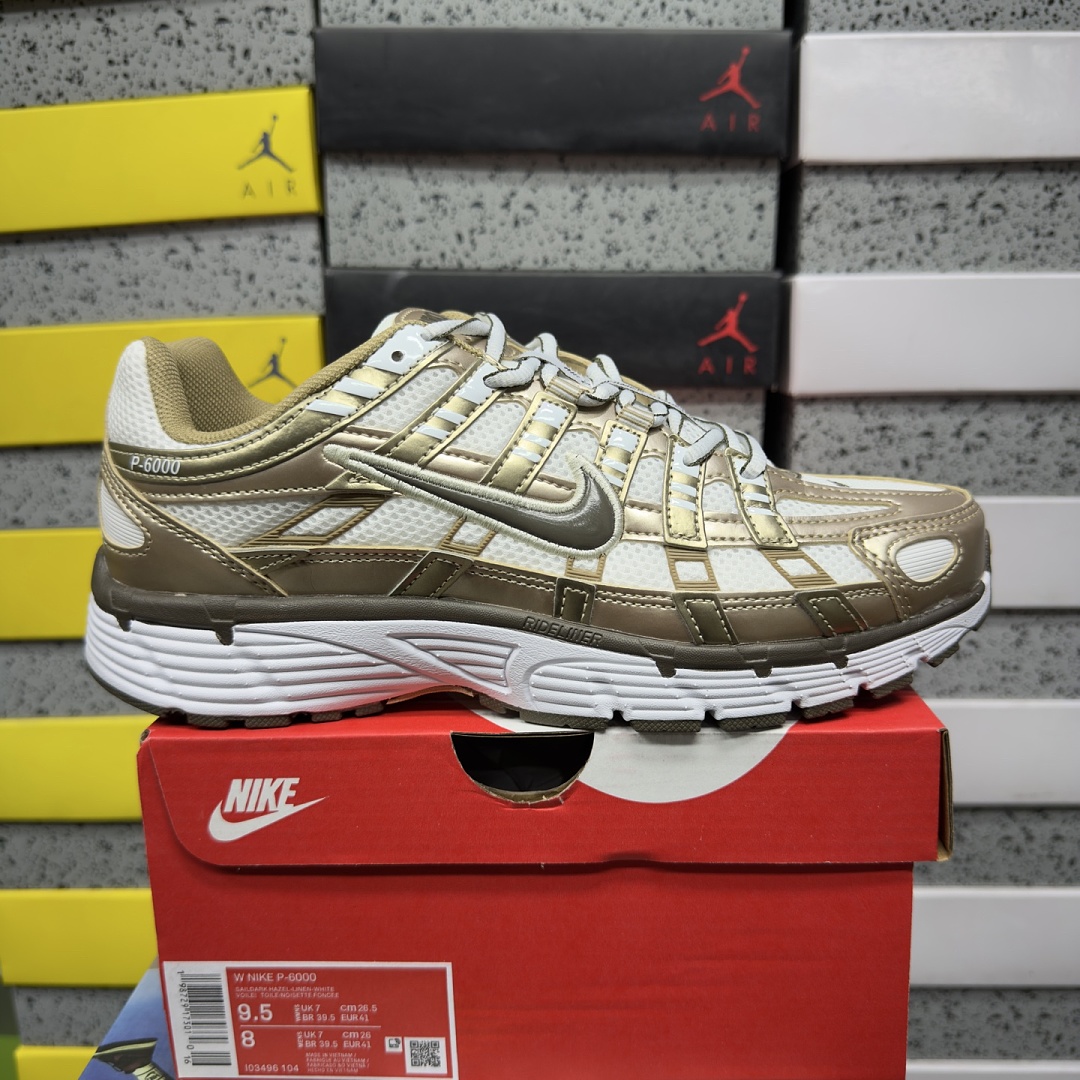 Nike P-6000 Sail Linen Dark Hazel