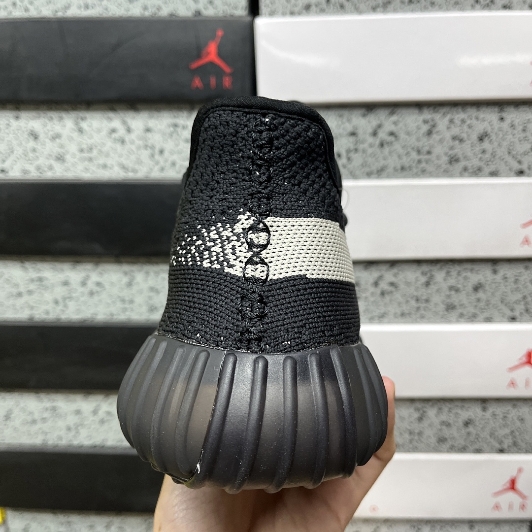 Adidas Yeezy Boost 350 V2 Core (Black White) - Image 3