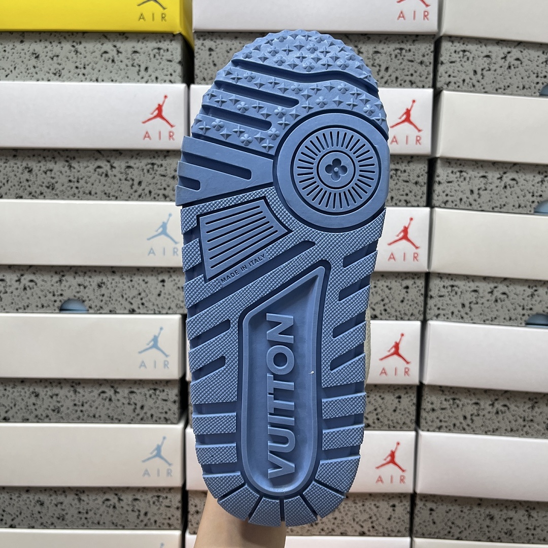 Louis Vuitton Trainer Maxi (White Blue) - Image 9