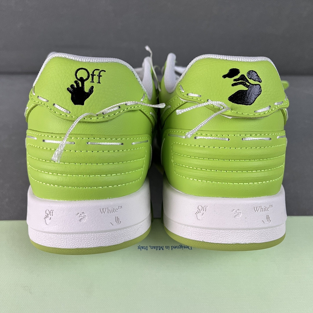 Off-White White Green Stitching - Image 3