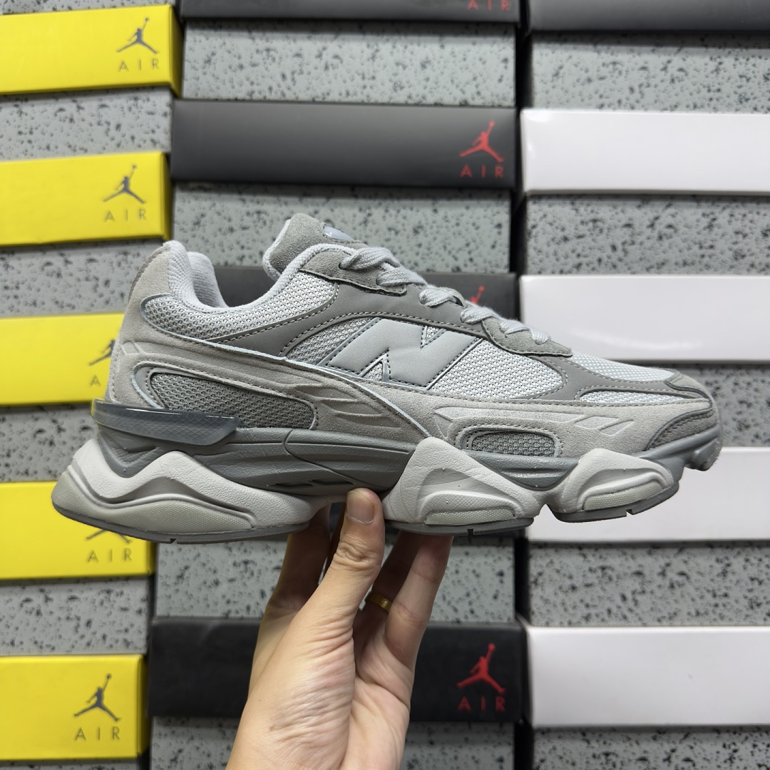 New Balance 9060 Pearl Grey Linen - Image 3