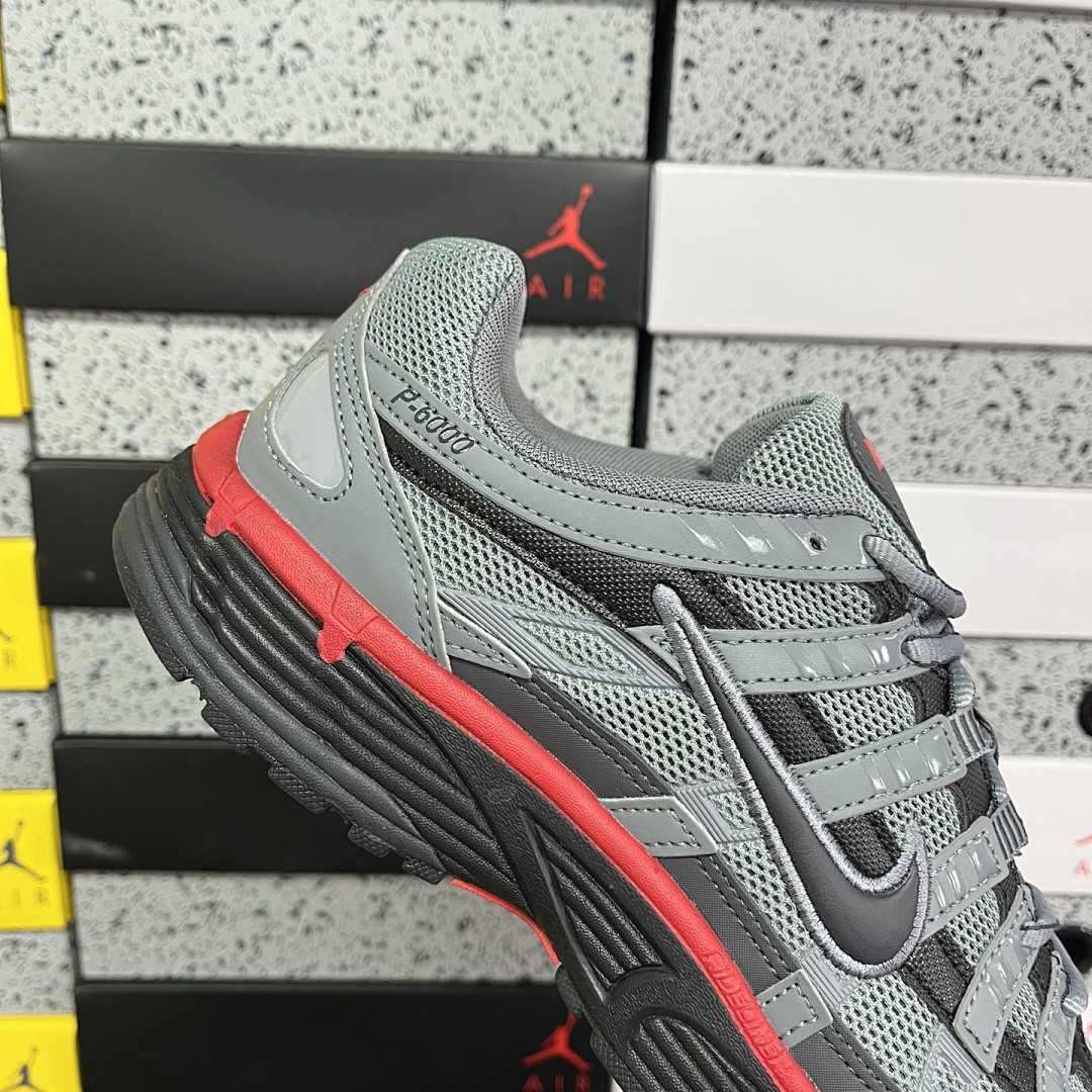 Nike P-6000 Cool Grey University (Red) - Image 9