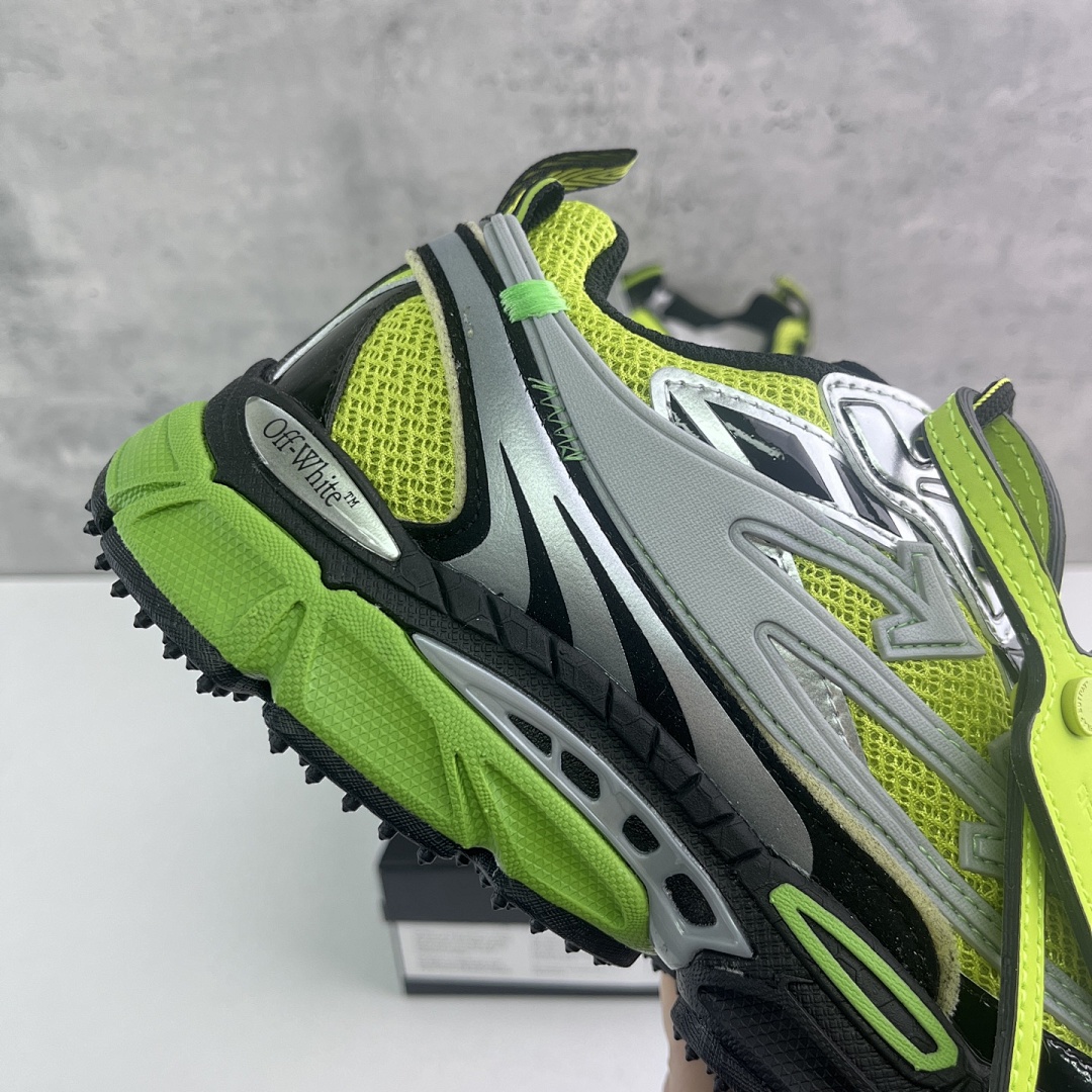 Off-White Be Right Back Silver Green Fluo - Image 3