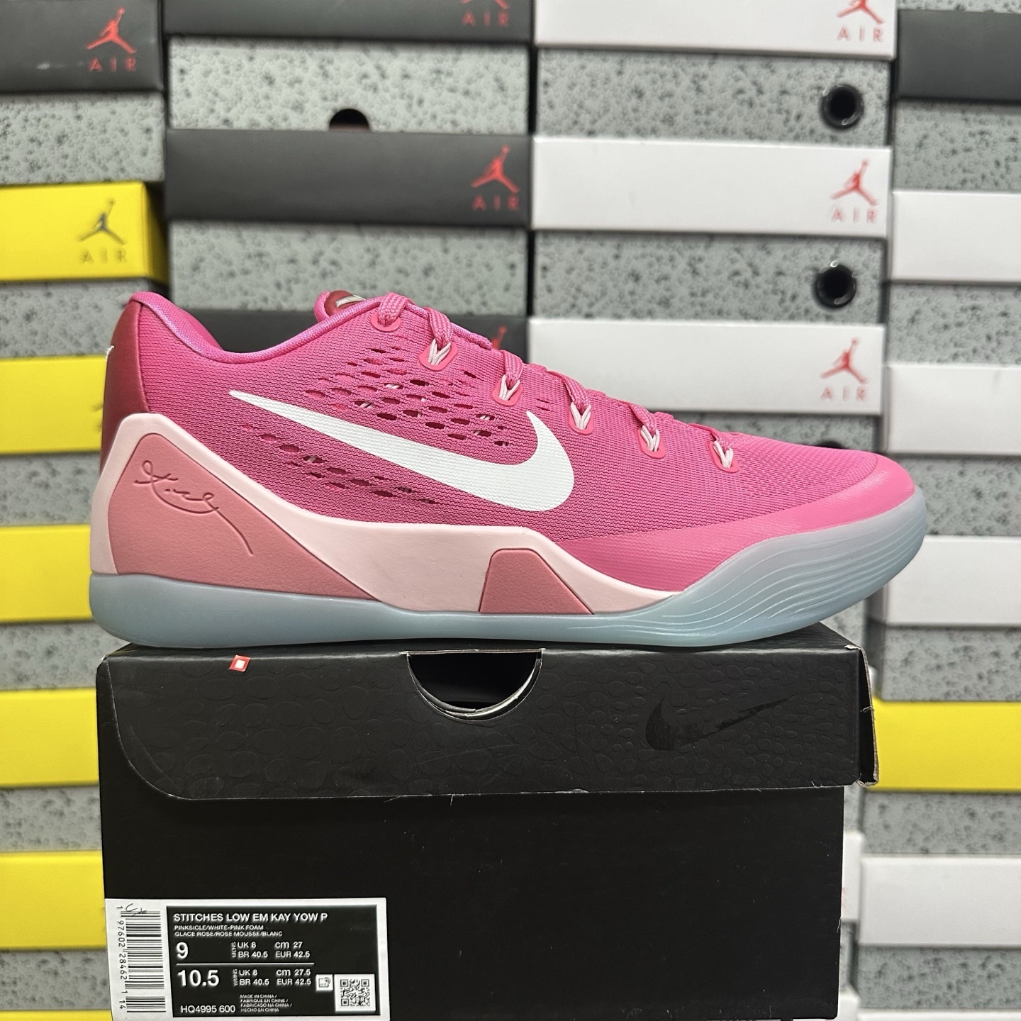 Nike Kobe 9 EM Low Protro Kay Yow Think Pink ZK9 - Image 11