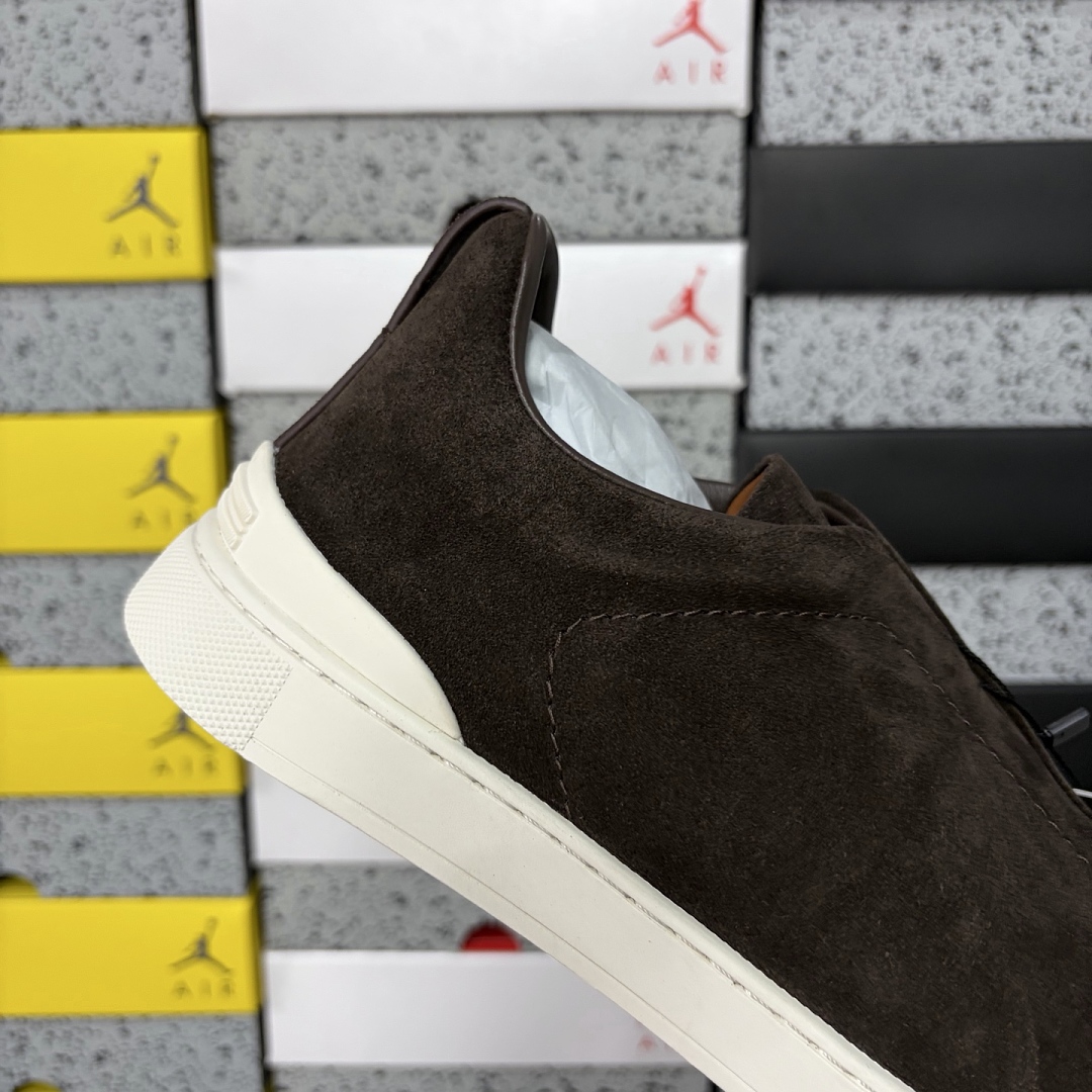 Zegna Deerskin Triple Stitch (Coffee) - Image 2