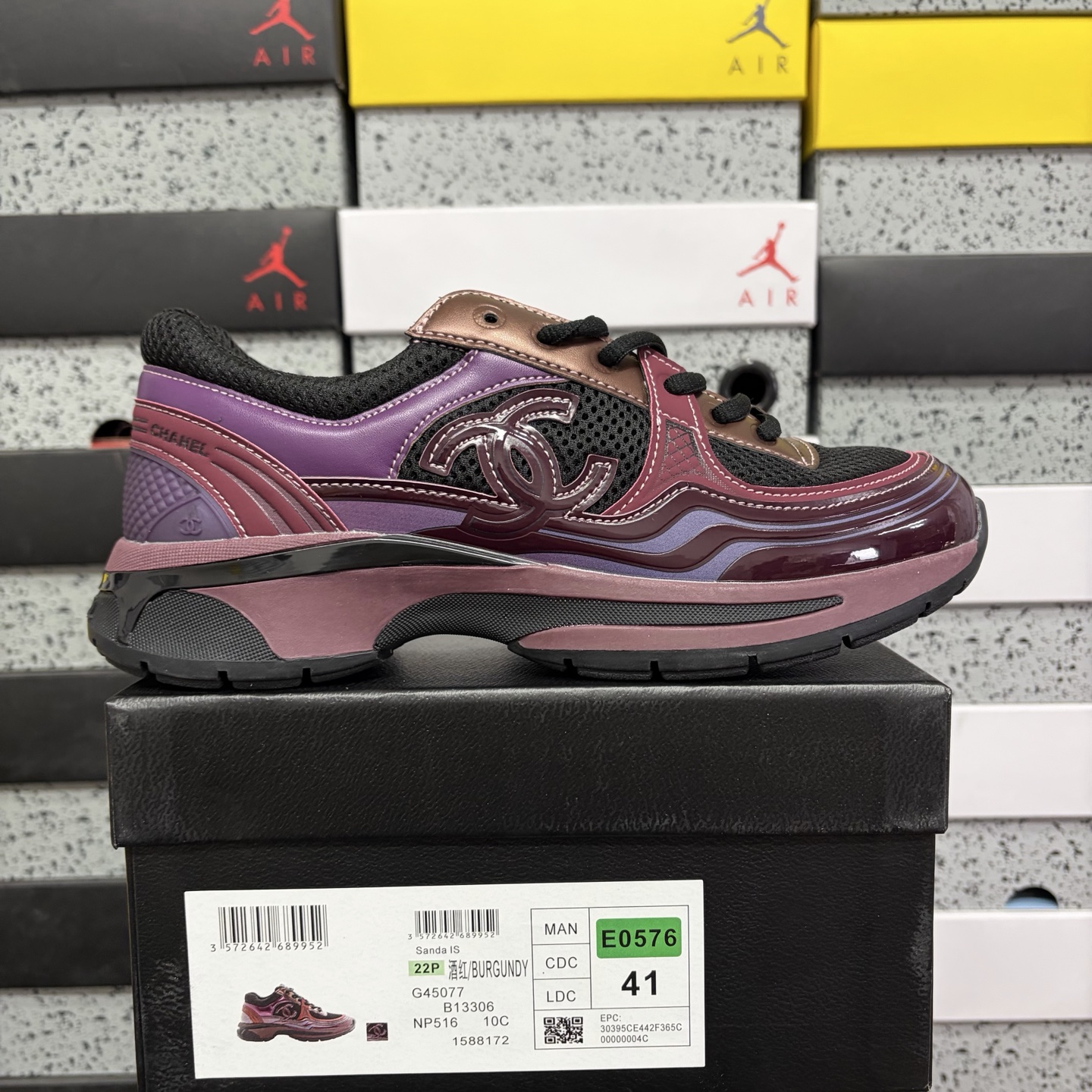 Chanel CC Runner NP516 Wine Red / - Image 10
