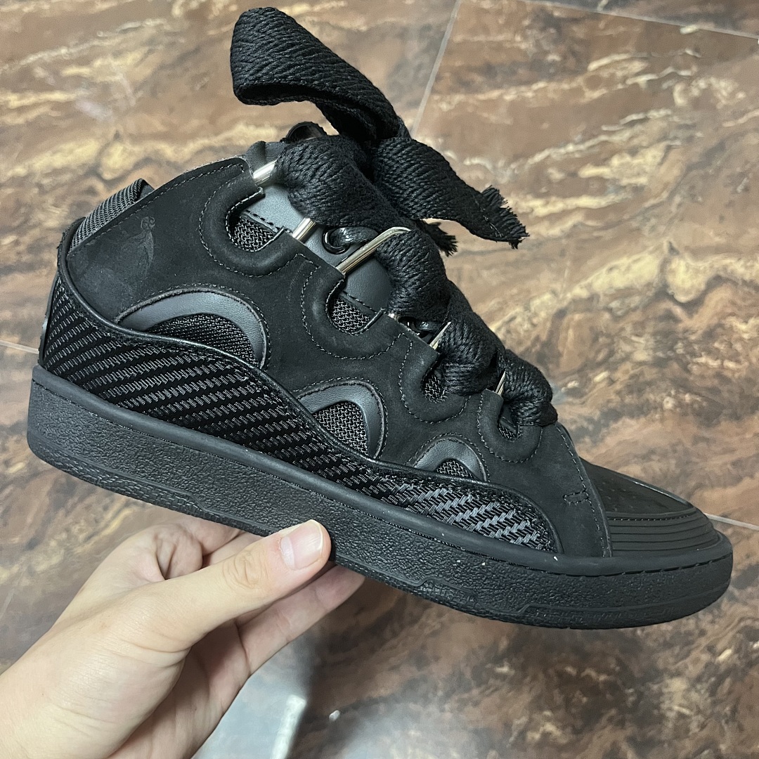 Lanvin Leather Curb (Triple Black)