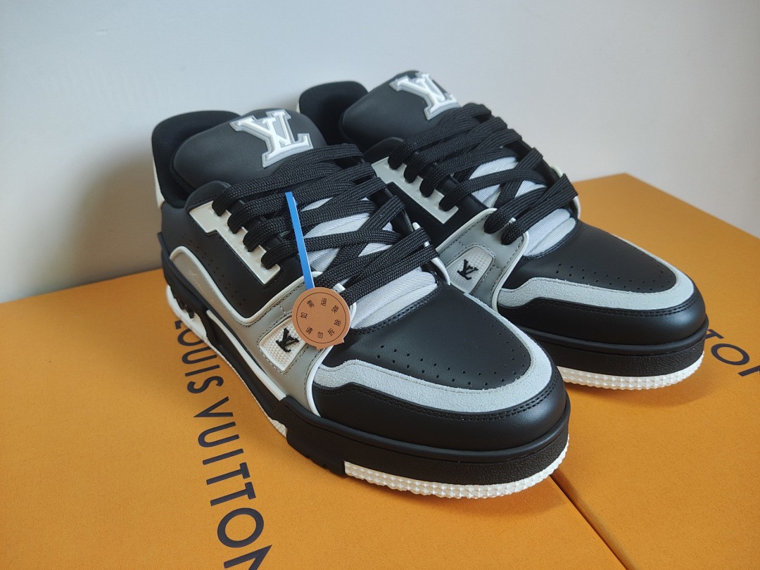 Louis Vuitton LV Trainer (Black Grey White) - Image 5