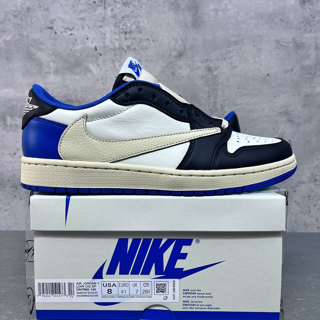 Chanel Travis Scott X Fragment Design Air Jordan 1 Low