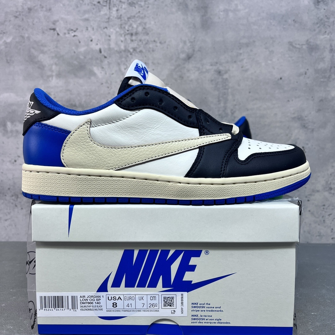 Chanel Travis Scott X Fragment Design Air Jordan 1 Low - Image 10