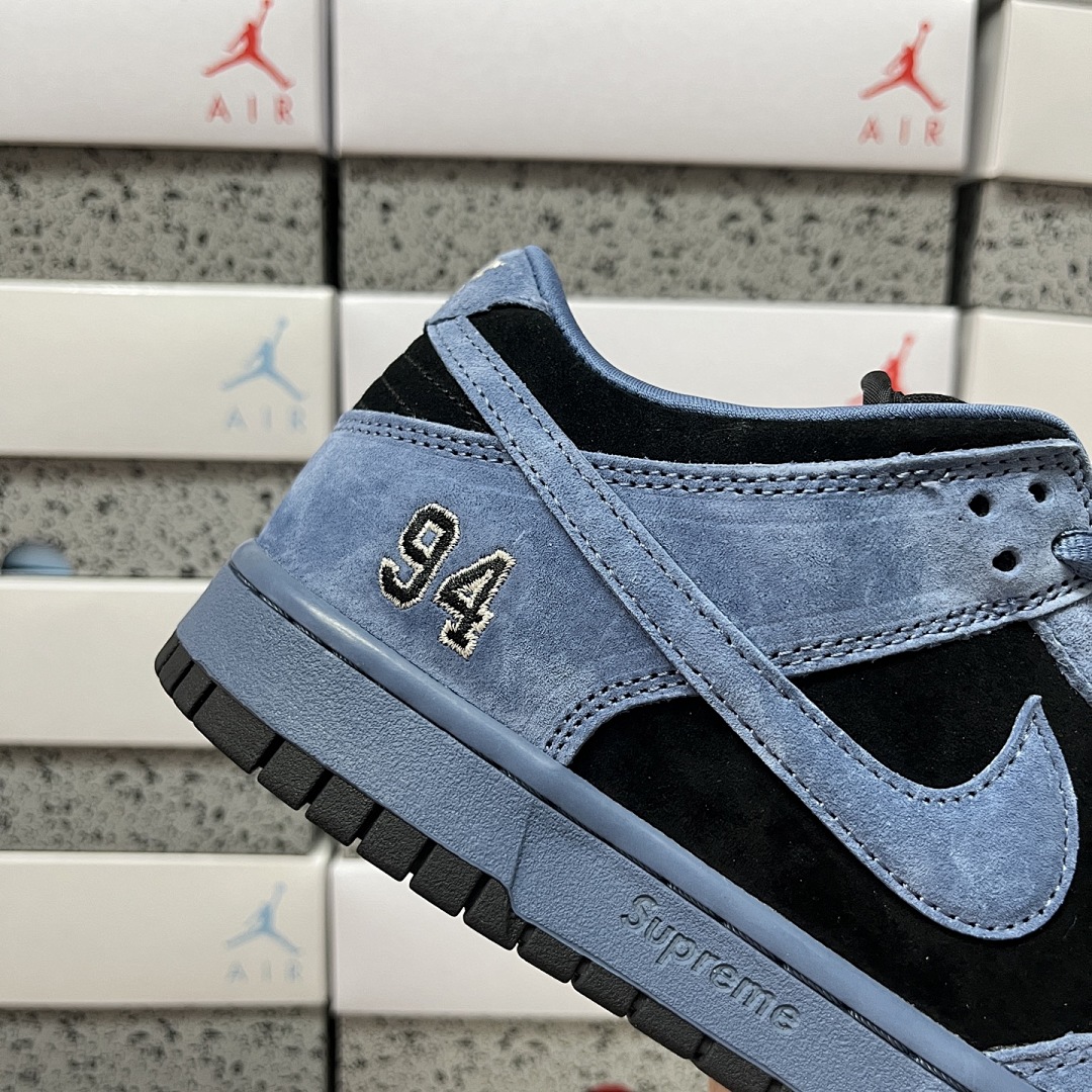 Nike SB Dunk Low Supreme 94 Ocean Fog94 Collab (Blue Black) - Image 8