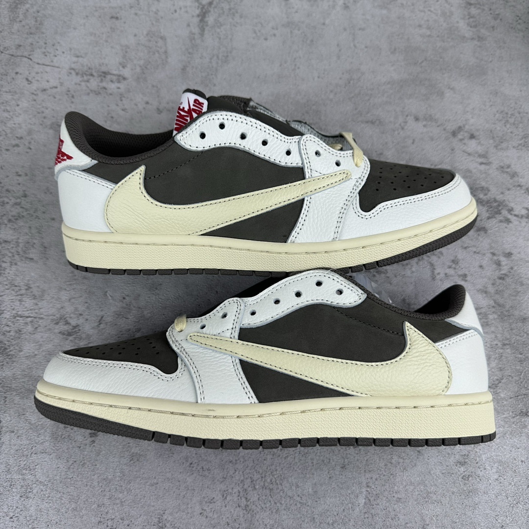 Chanel Jordan 1 Retro Low OG SP Travis Scott Reverse (Mocha) - Image 9