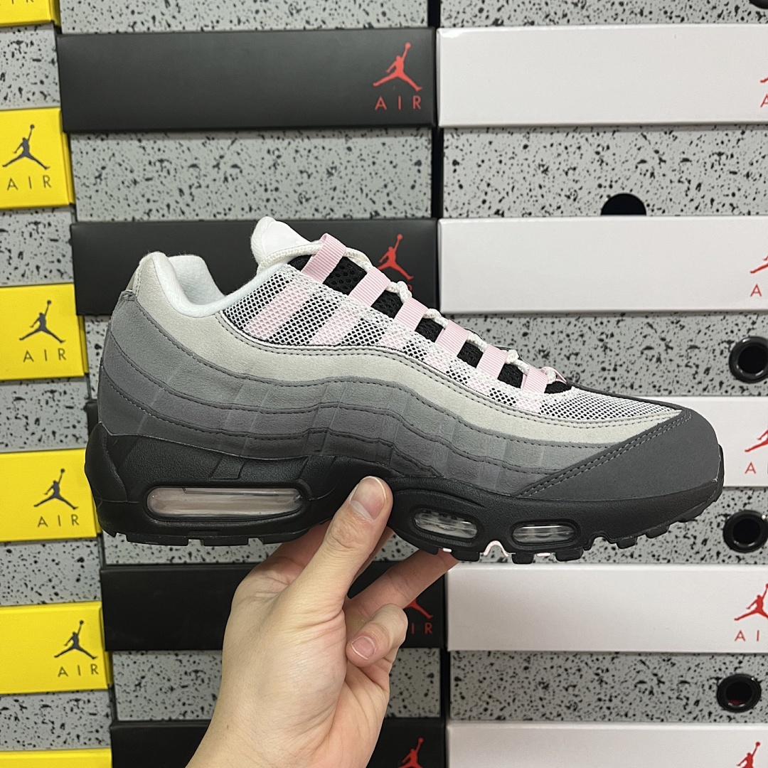 Nike Air Max 95 Gunsmoke Pink Foam - Image 4