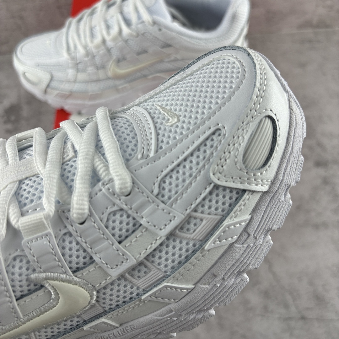 Nike P-6000 (Triple White) - Image 6