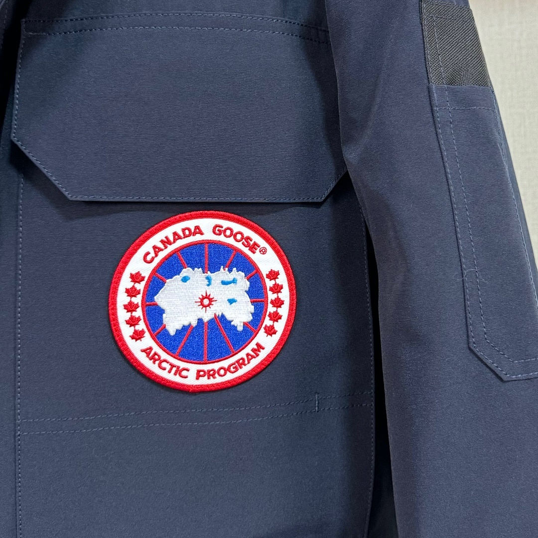 Canada Goose Parka 65 Dark Blue 2 - Image 4