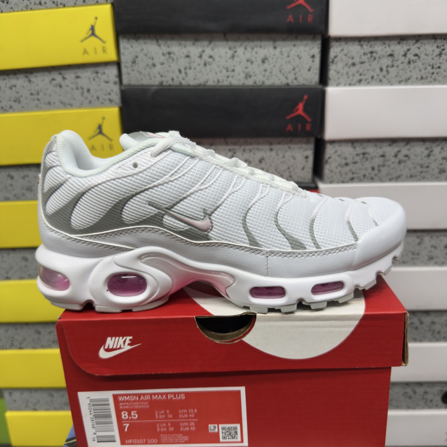 Nike Air Max Plus Summit White Pink Rise HF0107-100 36-40 - Image 10