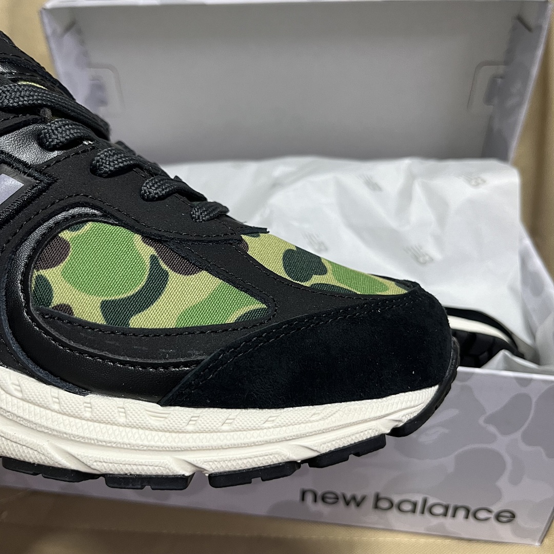 New Balance 2002R BAPE (Black) - Image 7