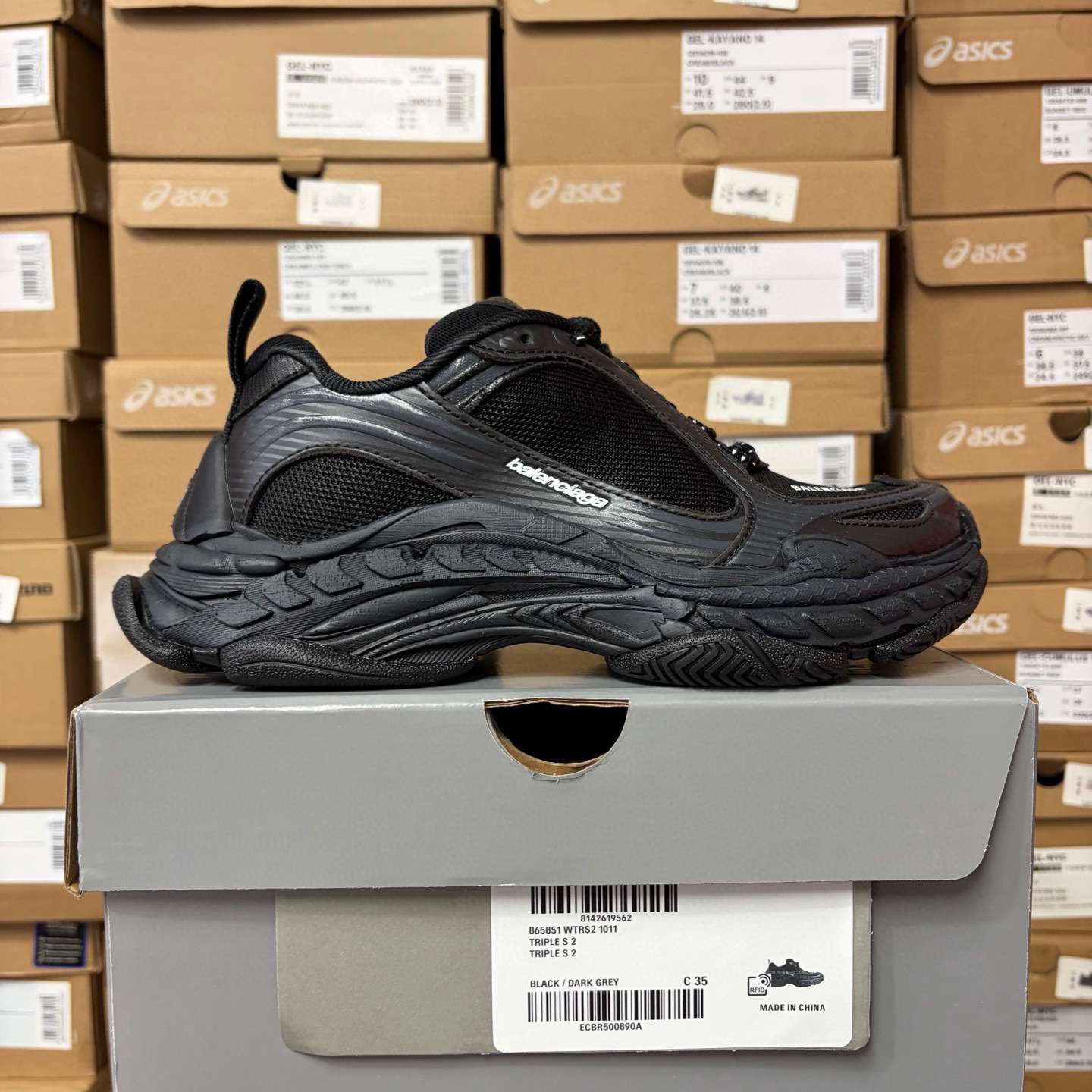 Balenciaga Triple S.2 Black Dark Grey S 2 - Image 14